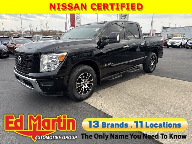 used 2021 Nissan Titan car, priced at $28,700