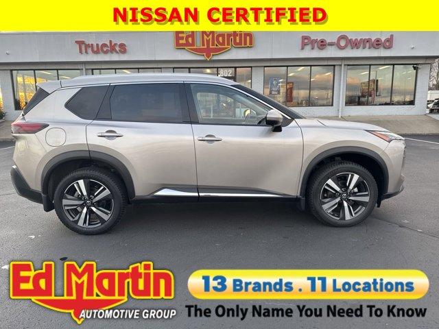 used 2021 Nissan Rogue car, priced at $24,125