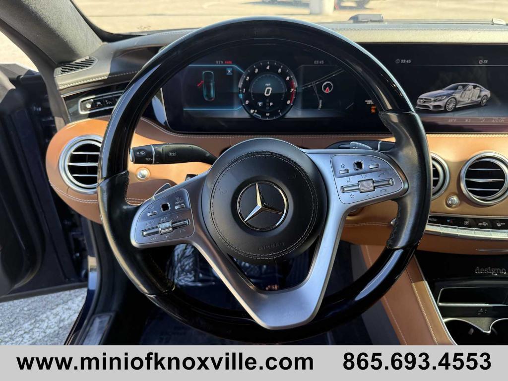 used 2018 Mercedes-Benz S-Class car, priced at $40,901