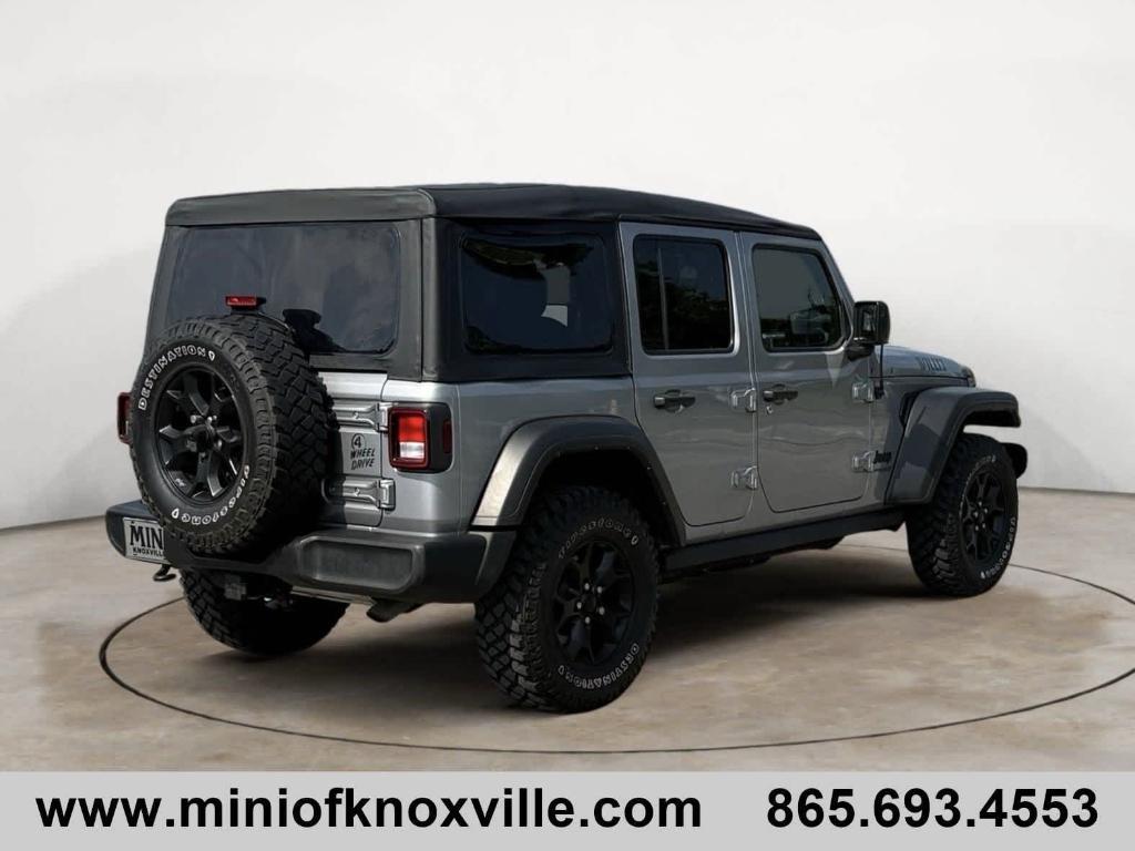 used 2021 Jeep Wrangler Unlimited car, priced at $30,901