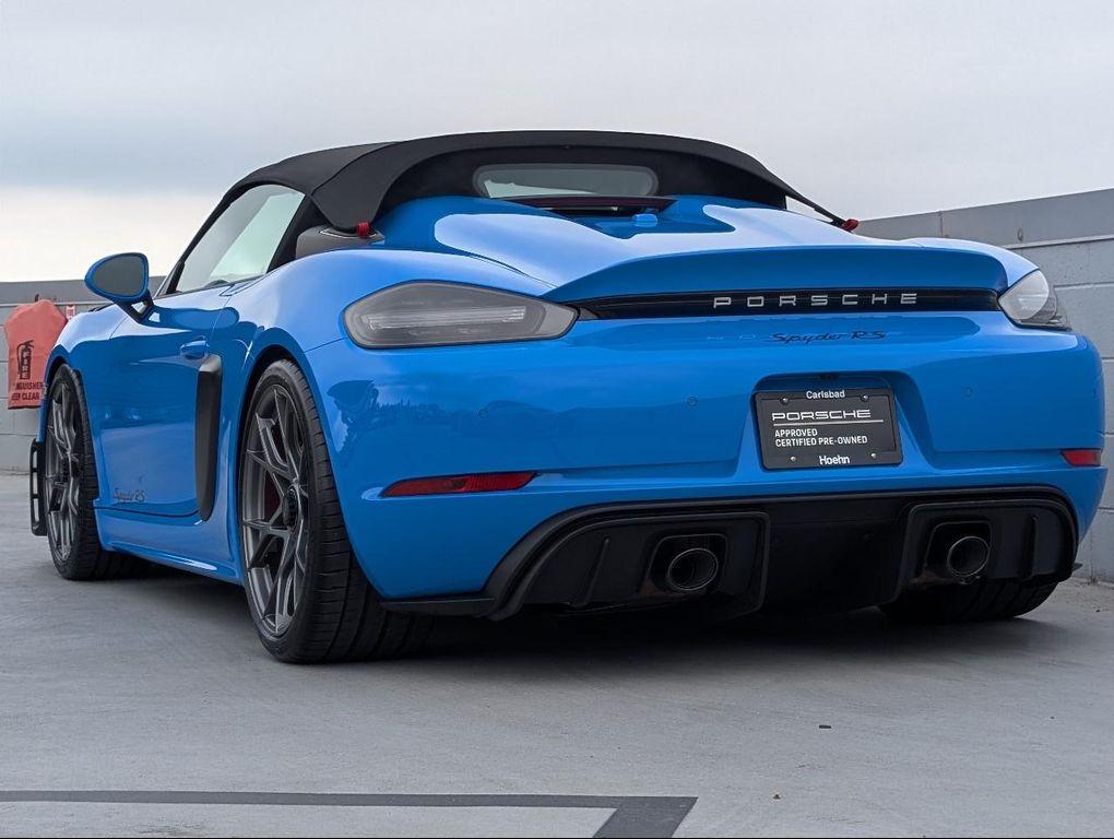 used 2025 Porsche 718 Spyder car, priced at $207,900