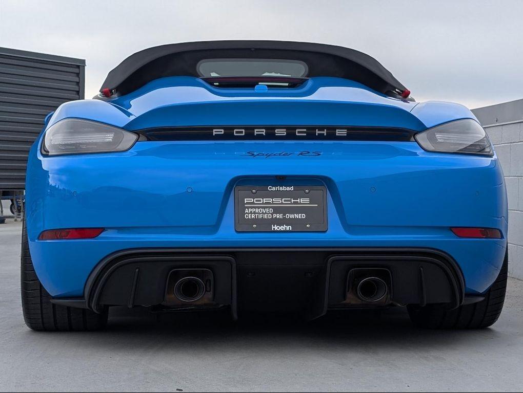 used 2025 Porsche 718 Spyder car, priced at $207,900