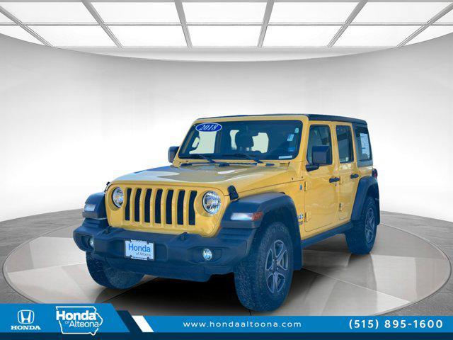 used 2018 Jeep Wrangler Unlimited car, priced at $21,895