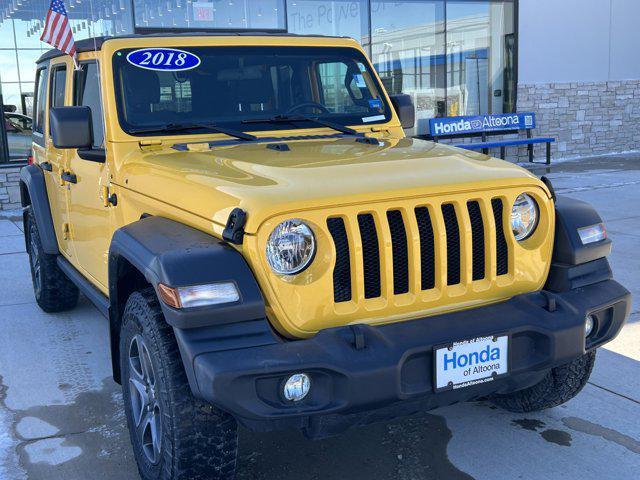 used 2018 Jeep Wrangler Unlimited car, priced at $21,595