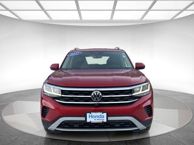 used 2021 Volkswagen Atlas car, priced at $31,785