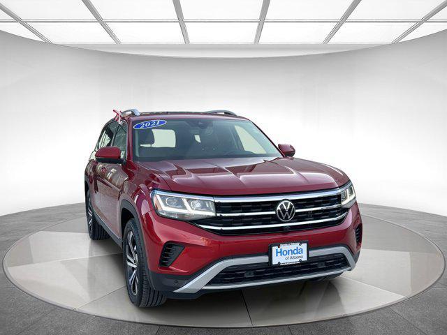 used 2021 Volkswagen Atlas car, priced at $31,785