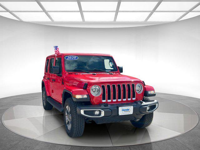used 2020 Jeep Wrangler Unlimited car, priced at $31,539
