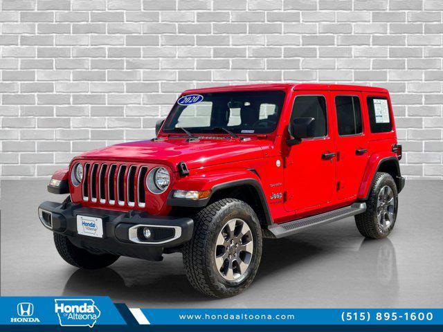 used 2020 Jeep Wrangler Unlimited car, priced at $29,652
