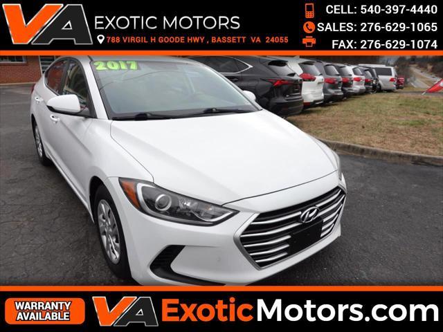 used 2017 Hyundai Elantra car, priced at $9,995