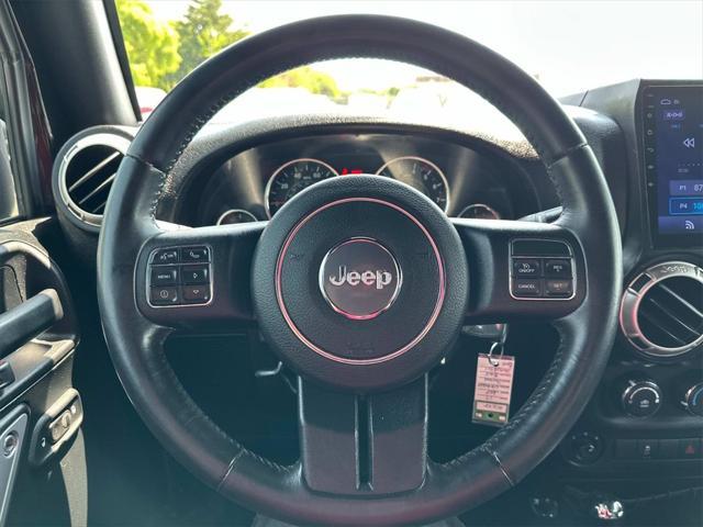used 2017 Jeep Wrangler Unlimited car, priced at $18,211