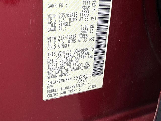 used 2015 Nissan Murano car, priced at $15,300