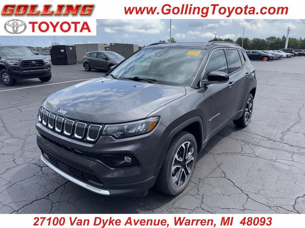 used 2022 Jeep Compass car, priced at $21,745