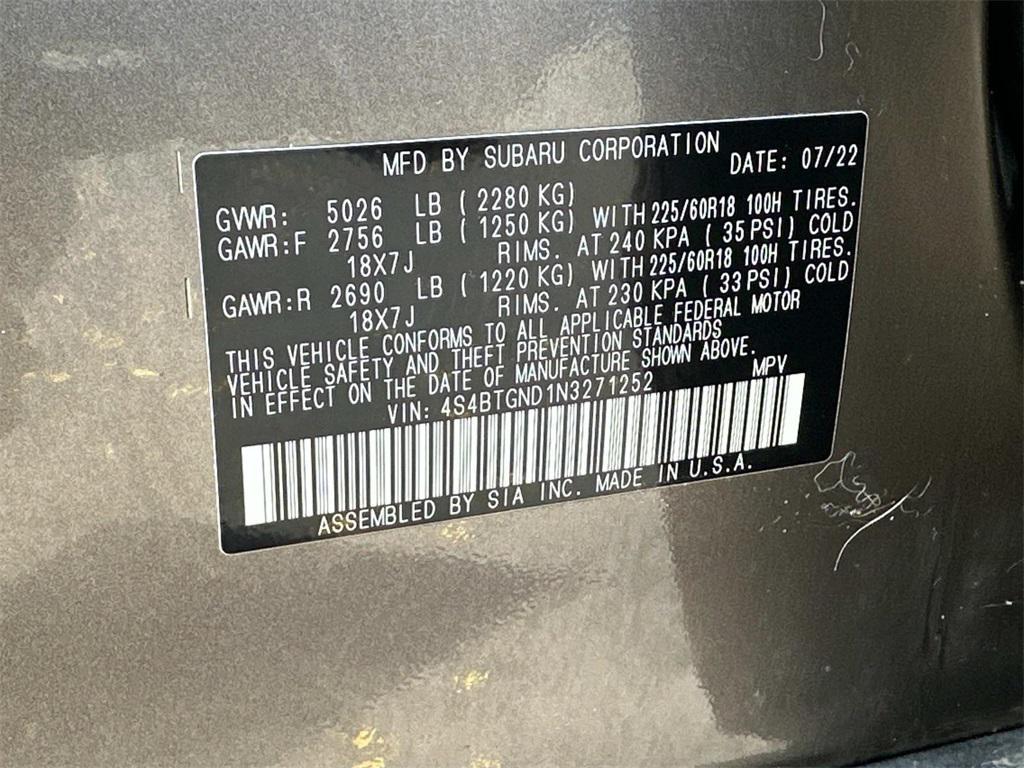 used 2022 Subaru Outback car, priced at $25,500