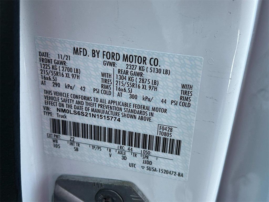 used 2022 Ford Transit Connect car, priced at $19,995