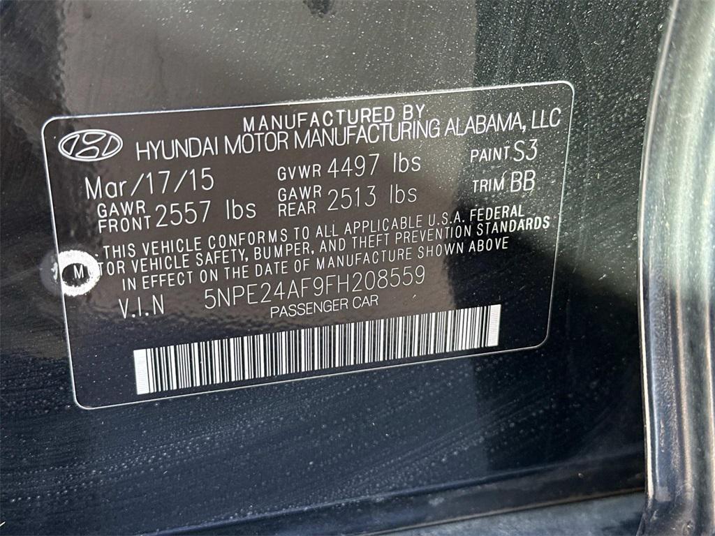 used 2015 Hyundai Sonata car, priced at $3,995