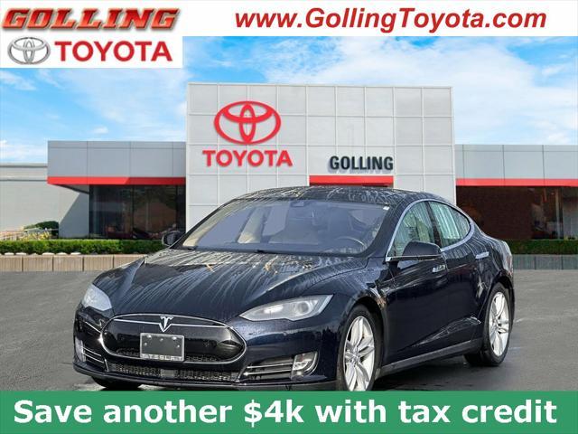 used 2015 Tesla Model S car, priced at $19,999