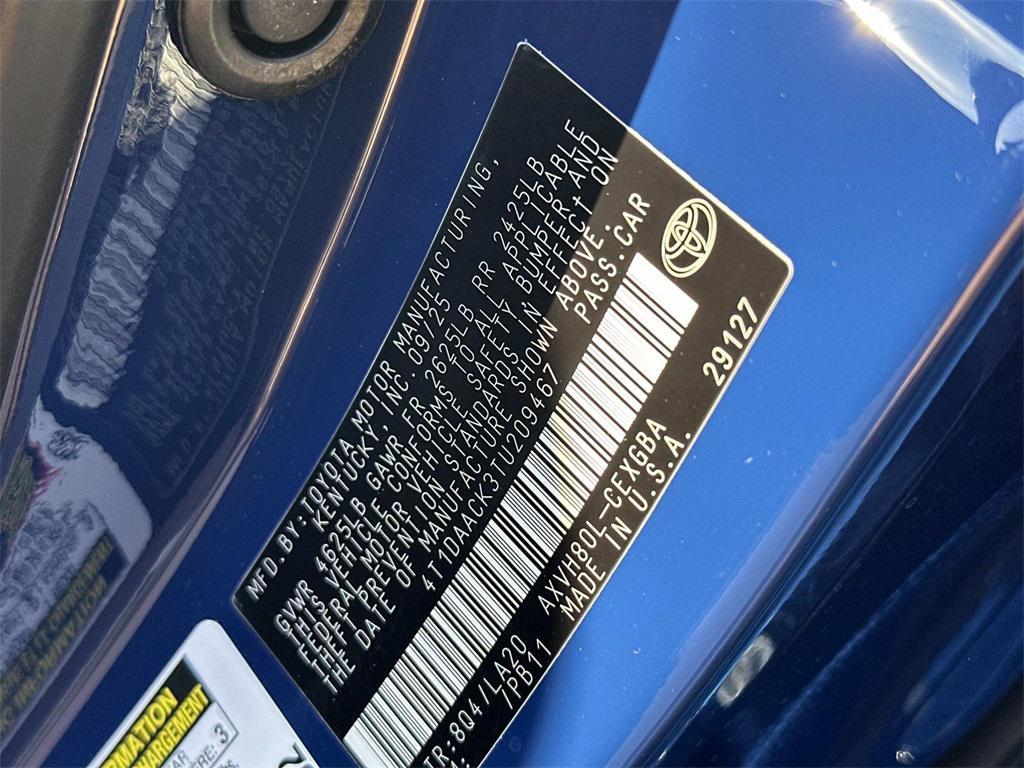 new 2026 Toyota Camry car, priced at $36,607