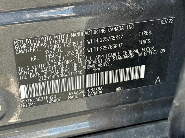 used 2022 Toyota RAV4 car, priced at $27,500
