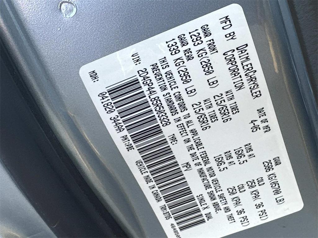 used 2005 Dodge Grand Caravan car, priced at $2,994