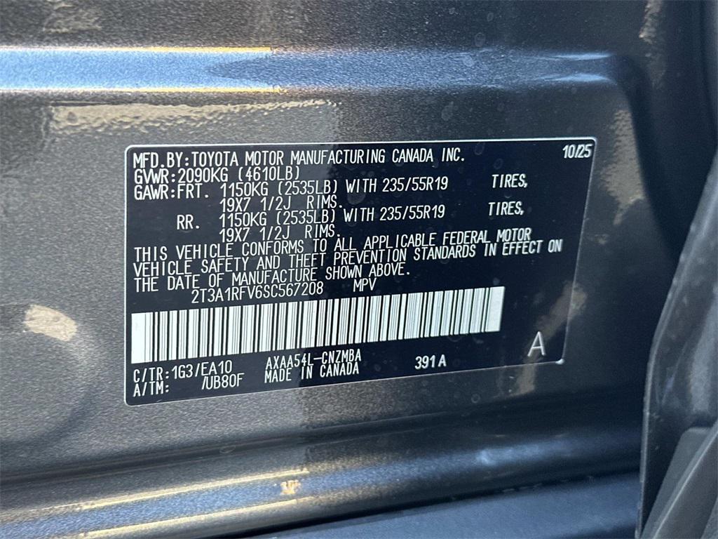 new 2025 Toyota RAV4 car, priced at $39,345