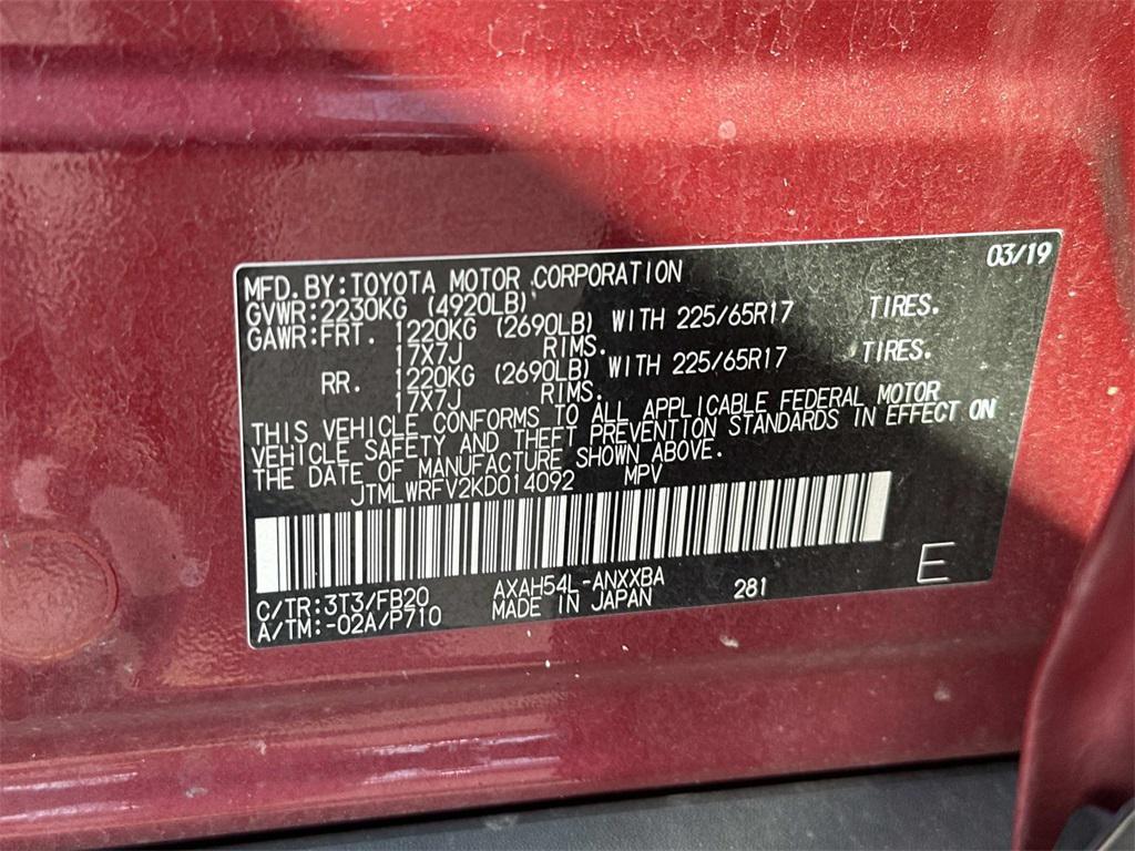 used 2019 Toyota RAV4 Hybrid car, priced at $21,500