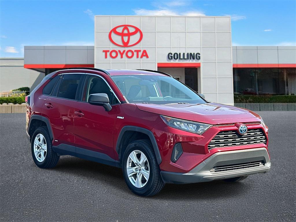 used 2019 Toyota RAV4 Hybrid car, priced at $21,500