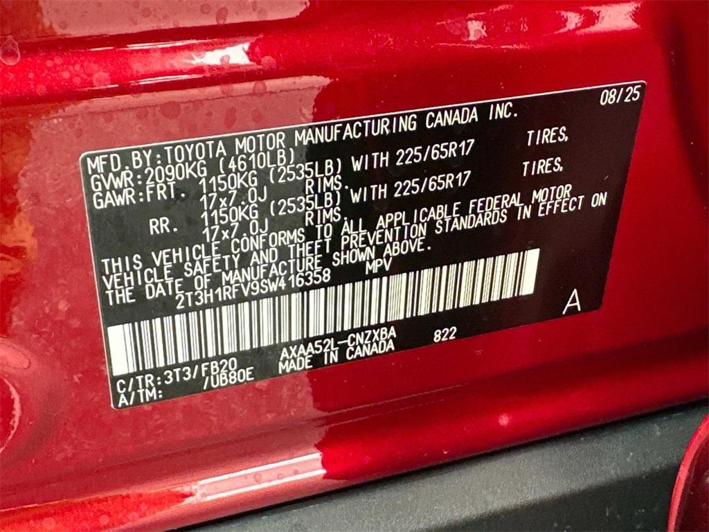 new 2025 Toyota RAV4 car, priced at $32,353