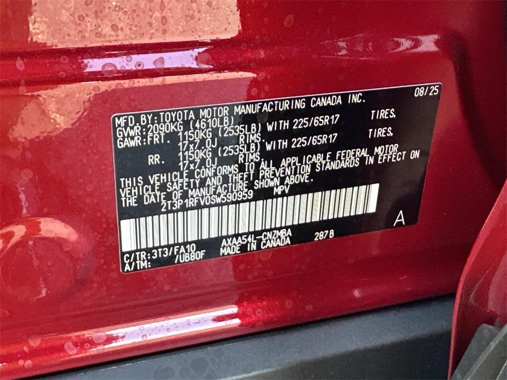 new 2025 Toyota RAV4 car, priced at $34,995