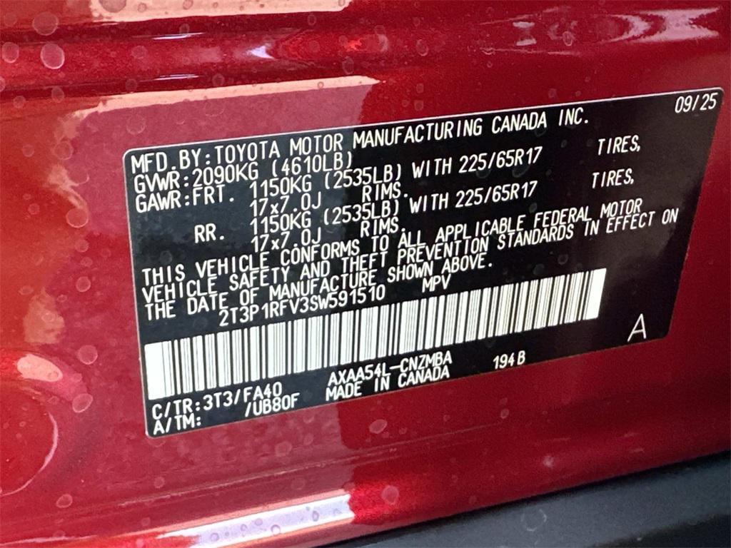 new 2025 Toyota RAV4 car, priced at $37,033