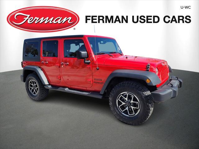 used 2016 Jeep Wrangler Unlimited car, priced at $18,000