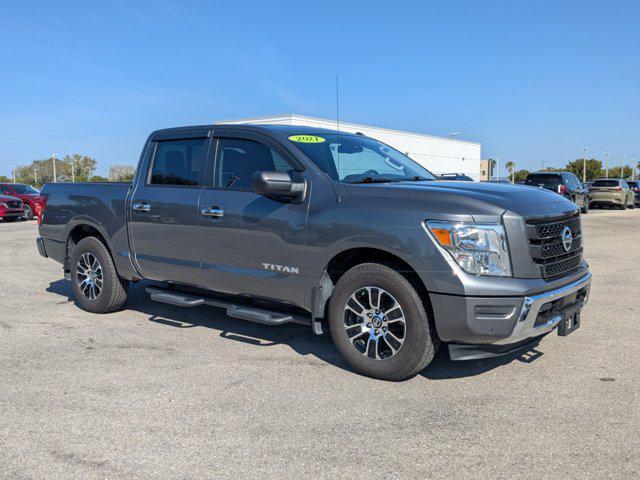 used 2021 Nissan Titan car, priced at $29,199