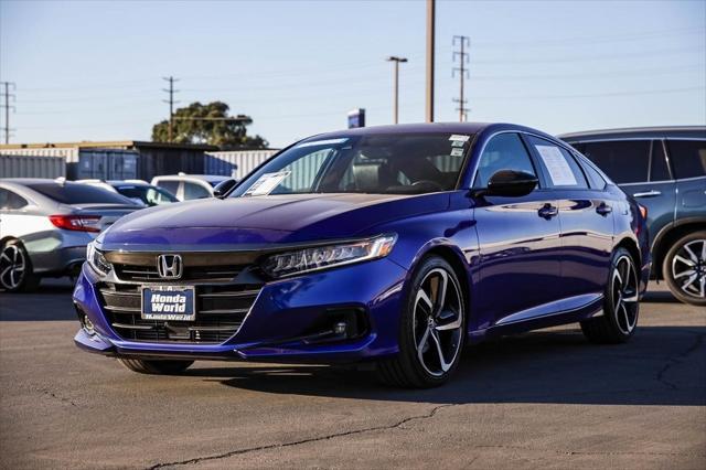 used 2021 Honda Accord car, priced at $26,291