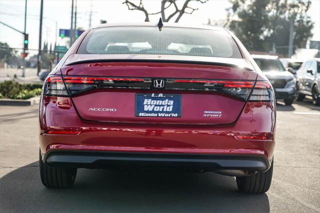 new 2025 Honda Accord Hybrid car, priced at $35,260