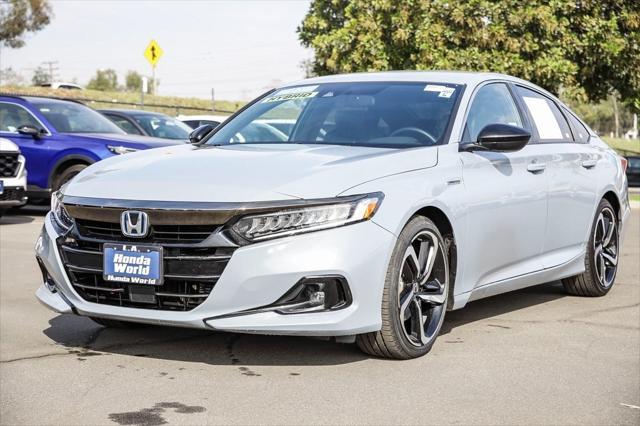 used 2022 Honda Accord Hybrid car, priced at $27,991