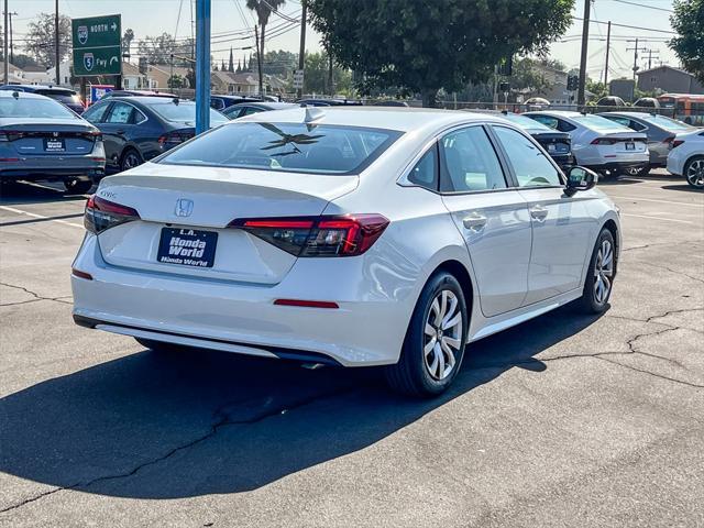 new 2025 Honda Civic car, priced at $25,855