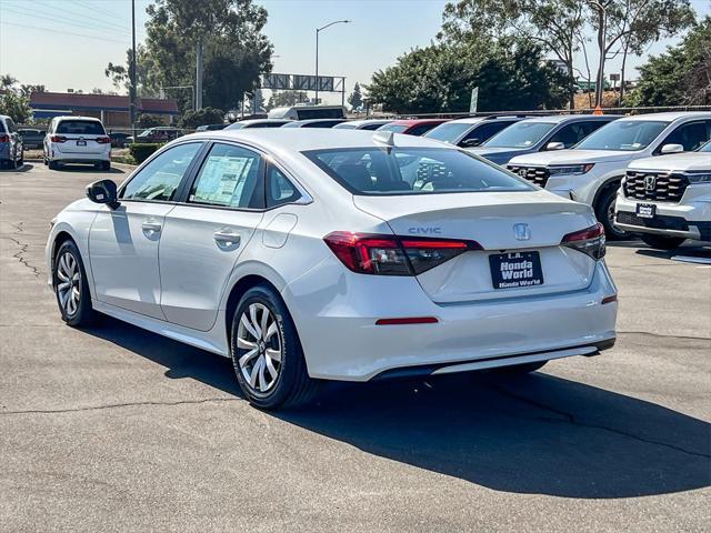 new 2025 Honda Civic car, priced at $25,855