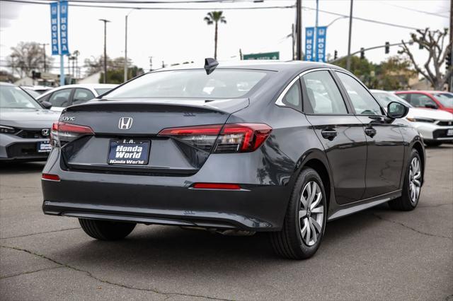new 2025 Honda Civic car, priced at $25,400