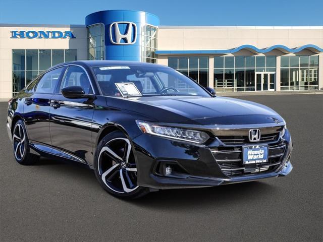 used 2021 Honda Accord car, priced at $25,491