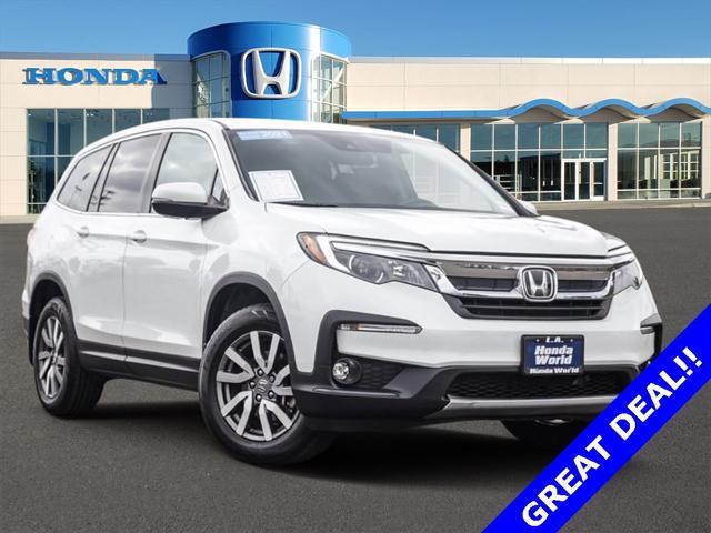 used 2021 Honda Pilot car, priced at $26,491