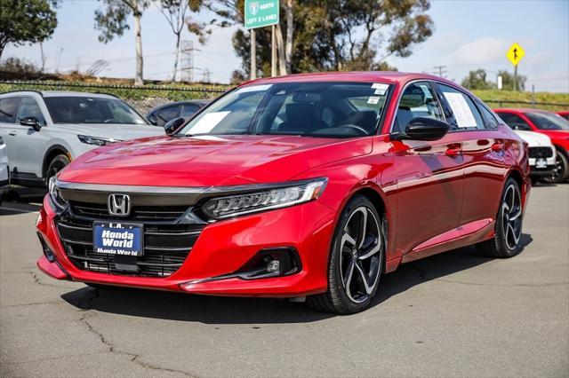 used 2021 Honda Accord car, priced at $25,991