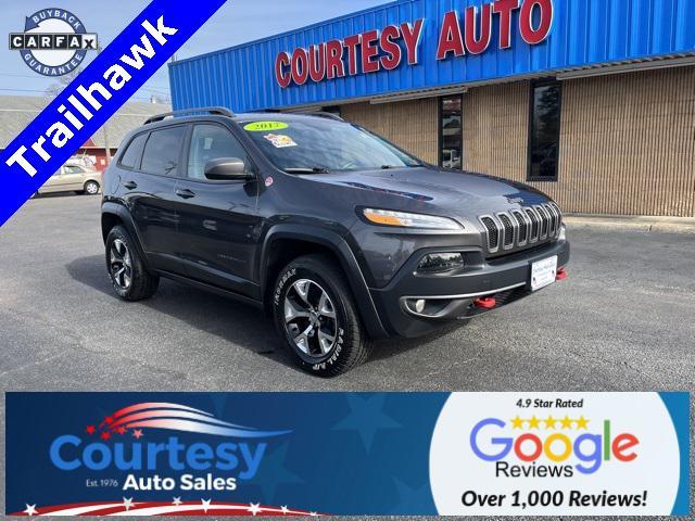 used 2017 Jeep Cherokee car, priced at $16,988