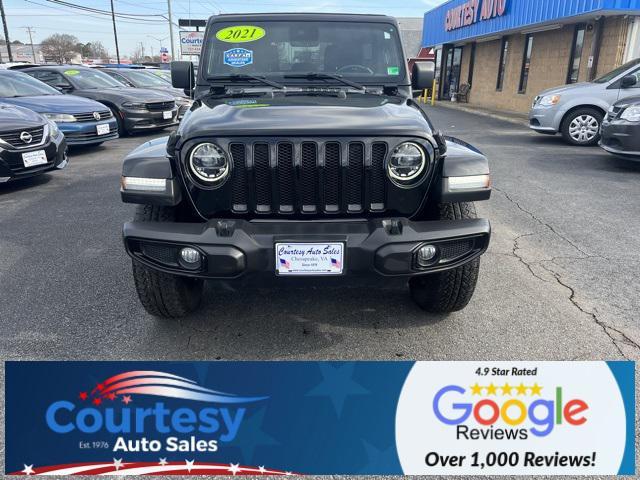 used 2021 Jeep Wrangler Unlimited car, priced at $35,579