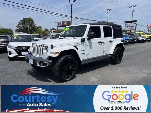 used 2022 Jeep Wrangler Unlimited 4xe car, priced at $36,688
