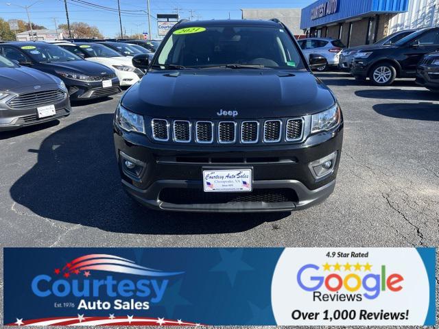 used 2021 Jeep Compass car, priced at $18,488