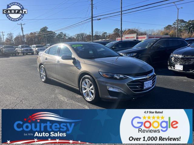 used 2020 Chevrolet Malibu car, priced at $16,489