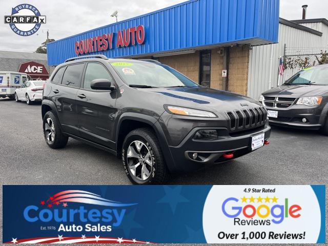 used 2017 Jeep Cherokee car, priced at $16,000