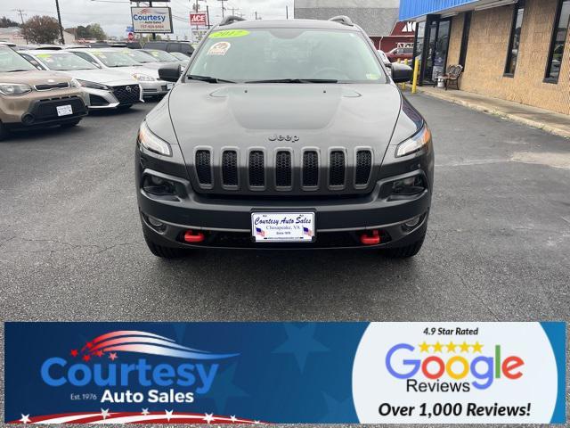 used 2017 Jeep Cherokee car, priced at $16,000