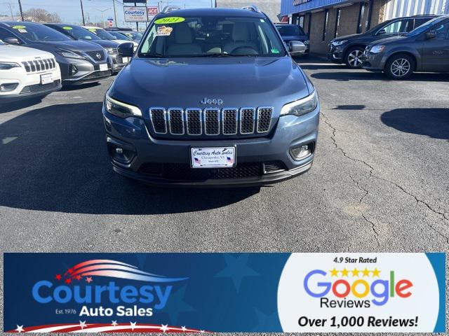 used 2021 Jeep Cherokee car, priced at $18,988