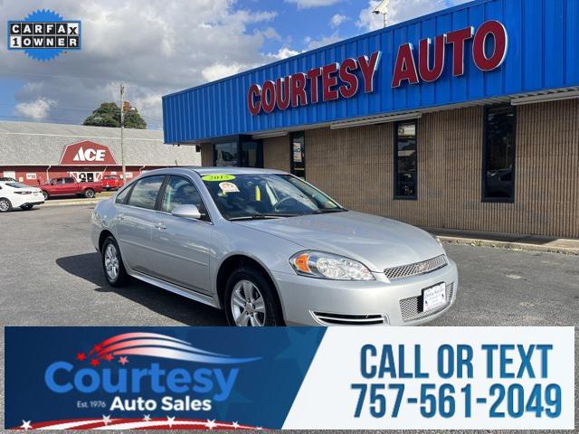 used 2015 Chevrolet Impala Limited car, priced at $13,689