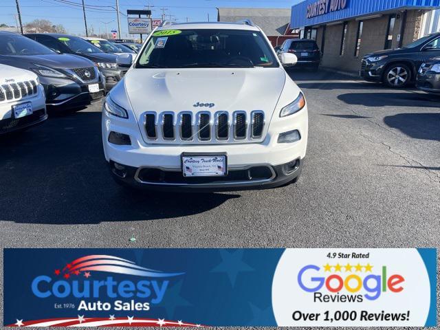 used 2015 Jeep Cherokee car, priced at $14,000